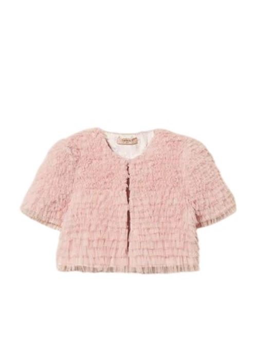 Giacca cropped in tulle con balze TWINSET | 261TP2573.816